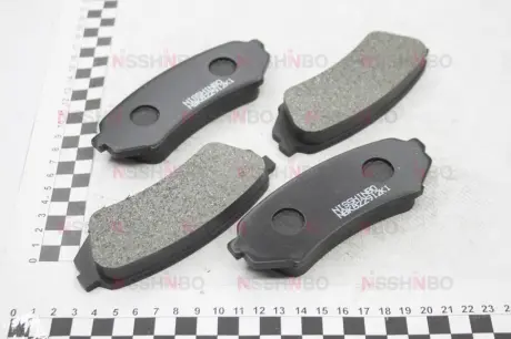 Колодки тормозные дисковые задние Toyota Land Cruiser 100 4.2, 4.7 (98-) NISSHINBO NP1029
