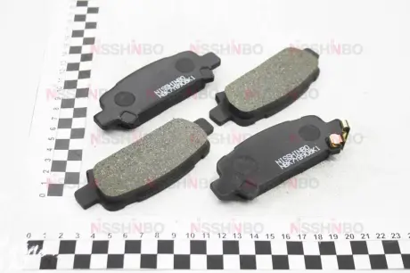 Колодки гальмівні дискові задні Subaru Legacy, Outback 2.0, 3.0 (03-) NISSHINBO NP7003