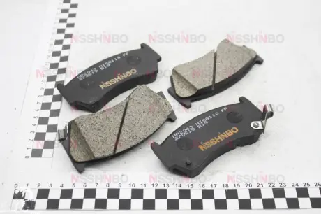 Колодки гальмівні дискові передні Nissan Almera 1.4, 1.6, 2.0 (95-00) NISSHINBO NP2043