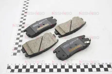 Колодки тормозные дисковые задние Chevrolet Captiva 2.0, 2.2, 2.4 (06-) NISSHINBO NP6074