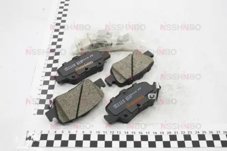 Колодки гальмівні дискові задні Toyota Auris 1.4, 1.6, 1.8, 2.0 (06-) NISSHINBO NP1114