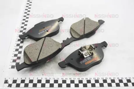 Колодки тормозные дисковые передние Mazda 3, 5 1.4, 1.6 1.8, 2.0 (06-) NISSHINBO NP5006