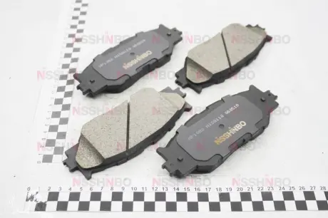 Колодки тормозные дисковые передние Toyota IS 220d, 250, 300h (05-13) NISSHINBO NP1082
