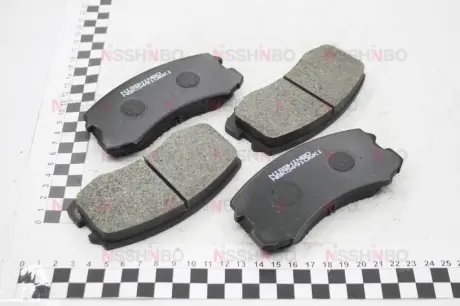 Колодки гальмівні дискові передні Mitsubishi Lancer 1.3, 1.6 (03-) NISSHINBO NP3005