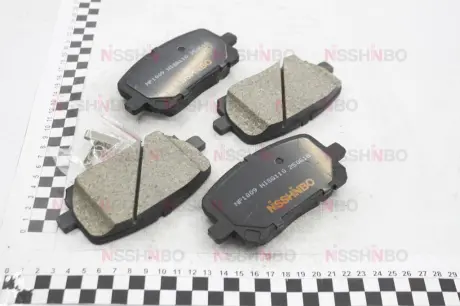 Колодки тормозные дисковые передние Toyota Avensis 2.0, 2.4 (01-11) NISSHINBO NP1009