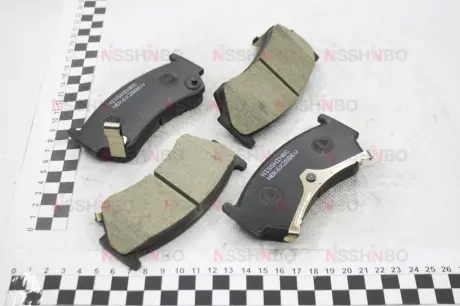 Колодки гальмівні дискові передні Nissan Almera 1.4, 1.6 (95-00) NISSHINBO NP2007
