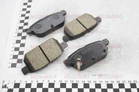 Колодки гальмівні дискові задні Suzuki Swift 1.2, SX-4 1.6 (10) NISSHINBO NP9016 (фото 1)