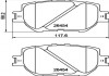 Колодки тормозные дисковые передние Toyota Corolla 1.6, 1.8 (14-) (NP1021) NISSHINBO