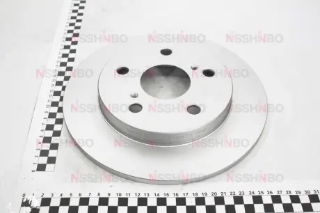 Диск тормозной задний Toyota Auris, Corolla 1.4, 1.6, 1.8 (07-) NISSHINBO ND1008K