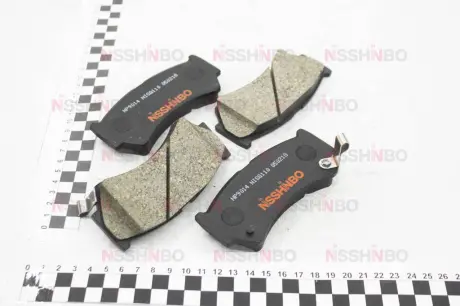 Колодки гальмівні дискові передні Suzuki Baleno 1.9 (98-02) NISSHINBO NP9014