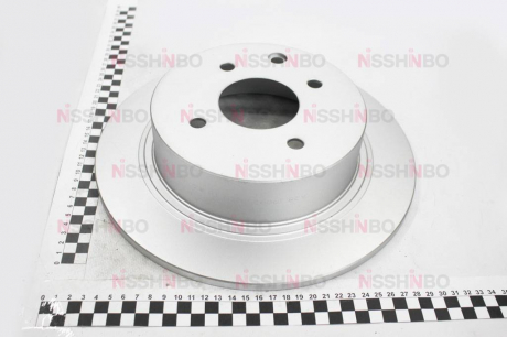 Диск тормозной задний Nissan Tiida 1.6 (05-) NISSHINBO ND2046K (фото 1)