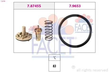 1 880 745 Термостат FACET 7.8745
