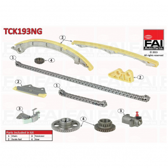 Комплект цепи ГРМ FAI TCK193NG