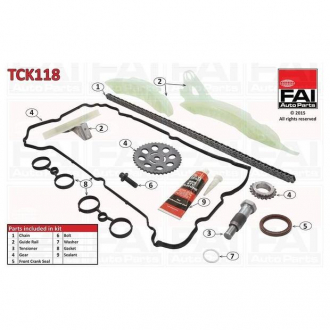 Комплект цепи ГРМ FAI TCK118