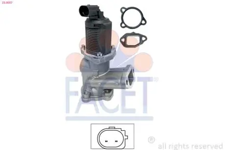 Клапан EGR Combo / Doblo 1.3 CDTI / JTD 04- FACET 23.0007 (фото 1)
