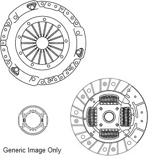 Комплект зчеплення Audi A4 / A6 / A8 / VW Passat 2.5DTI 97-05 (240 mm) NATIONAL CK9626