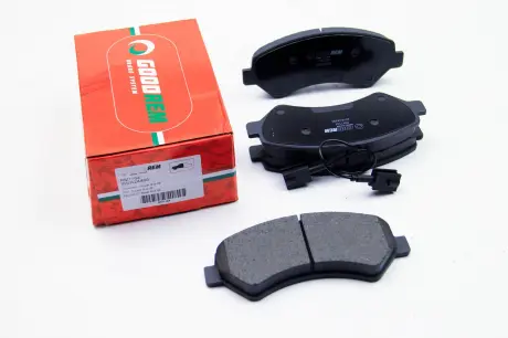 Тормозные колодки перед. Jumper / Ducato / Boxer 06- (1.7t) GOODREM RM1164