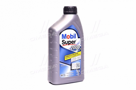 Моторное масло SUPER 2000 X1 5W30 1л MOBIL 155184 (фото 1)