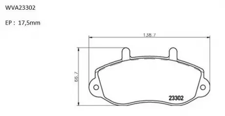 Колодки тормозные дисковые Opel Movano (98 -) / Renault Master II (98-) Automotor France ABP0104