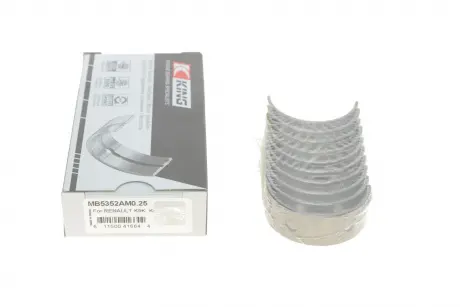Вкладиші корінні комплект NISSAN / RENAULT / SUZUKI 1,6 16V / 1,5DCI K9K / K4J / K4M King MB5352AM0.25