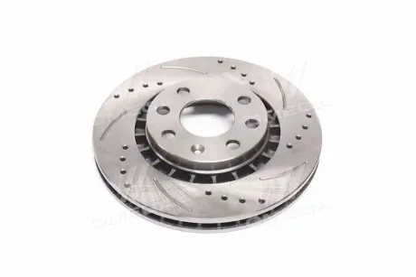 Диск тормозной DAEWOO LANOS передний SPORT с перфорацией (R14) RIDER RD.96179110