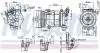 Компрессор кондиционера First Fit NISSENS 890051 (фото 6)