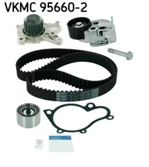 Фото 1 - комплект (ремень + ролик + помпа) SKF VKMC 95660-2 Комплект (ремень + ролик + помпа) SKF VKMC 95660-2 (фото 1)
