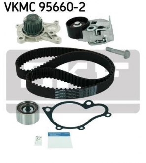 Комплект (ремень + ролик + помпа) SKF VKMC 95660-2