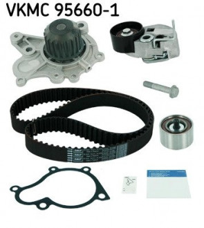 Комплект (ремінь + ролик + помпа) SKF VKMC 95660-1