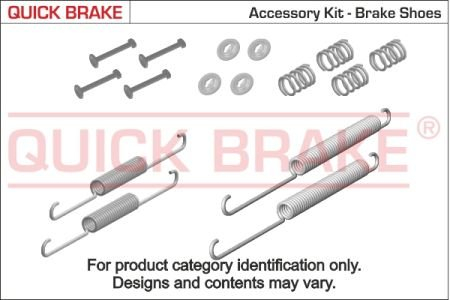 Р / к барабанных тормозов. колодок QUICK BRAKE 105-0896 (фото 1)