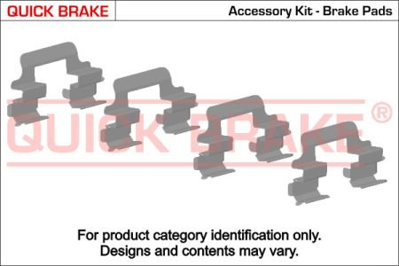 Р / к дисковых тормозов. колодок QUICK BRAKE 109-1750