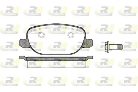 Тормозные колодки, к-кт. ROADHOUSE 287800