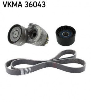 Комплект (ремень + ролики) SKF VKMA 36043