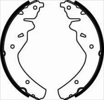 Фото 1 - гальмівні колодки барабанні STARLINE BC 07450 Гальмівні колодки барабанні STARLINE BC 07450 (фото 1)