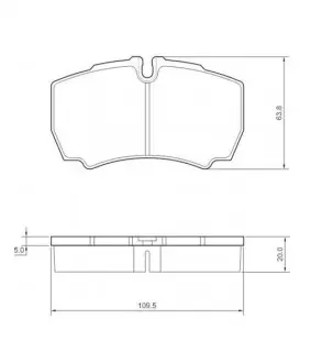Тормозные колодки к-кт. STARLINE BD S432 (фото 1)