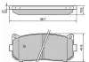Гальмівні колодки дискові STARLINE BD S400 (фото 1)