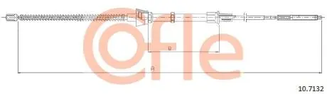 Трос стояночного тормоза COFLE 10.7132
