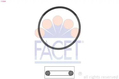 Прокладка термостата FACET 7.9566 (фото 1)