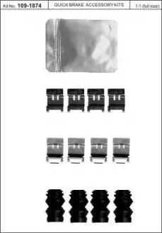 Монтажный комплект QUICK BRAKE 109-1874