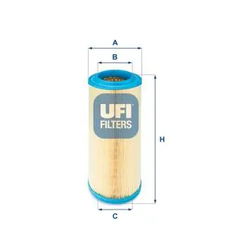 Фильтр воздушный FIAT IDEA 03-12, Punto I 93-99, LANCIA MUSA 04-12 UFI 27.341.00
