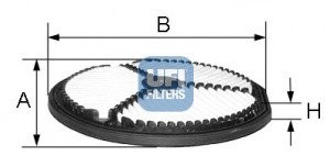 Повітряний фільтр UFI 27.274.00