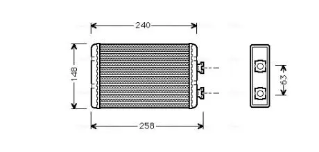 Радиатор отопления AVA COOLING BWA 6210