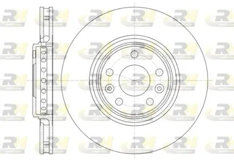 Тормозной диск ROADHOUSE 6134510