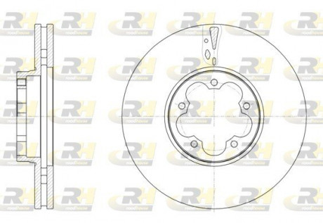 Гальмівний диск ROADHOUSE 6156810