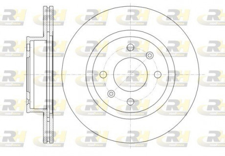 Тормозной диск ROADHOUSE 6136510