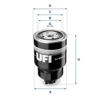 Паливний фільтр UFI 24.444.00
