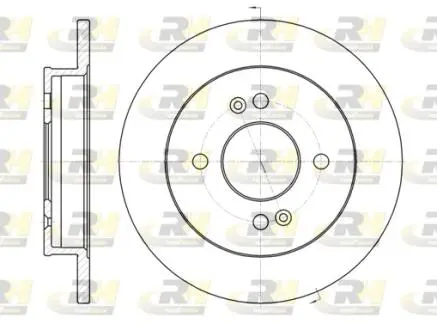Тормозной диск ROADHOUSE 699100
