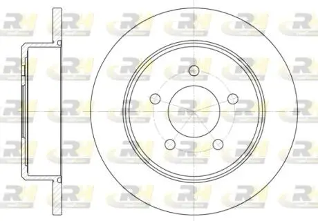 Тормозной диск ROADHOUSE 674600