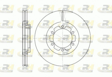 Тормозной диск ROADHOUSE 618810 (фото 1)