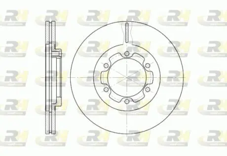 Тормозной диск ROADHOUSE 618810